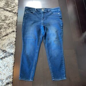 Talbots flawless five pocket jeans size 14P medium wash